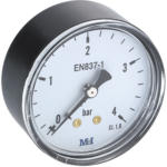 horizontal dry pressure gauge plastic case