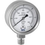 stainless steel low pressure gauge