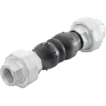 threaded anti vibration compensator