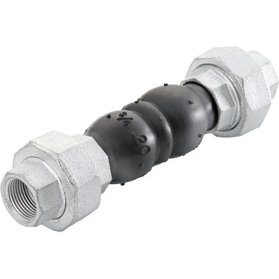 Threaded anti-vibration compensator threaded anti vibration compensator